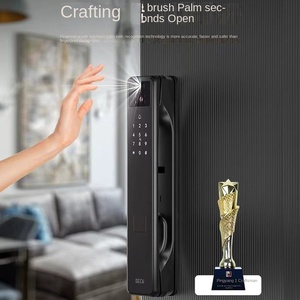 BECK <span class=keywords><strong>Bock</strong></span> V9スマートロックアルミ合金インテリジェント自動3Dフェイス静脈認識リモートクラウドWIFI接続手のひらロック付き - Product Image 1