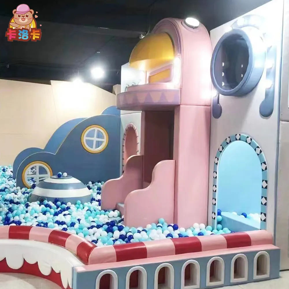 Small indoor children's playground equipment Naughty Castle Paradise kindergarten slide mother and baby shop facilities