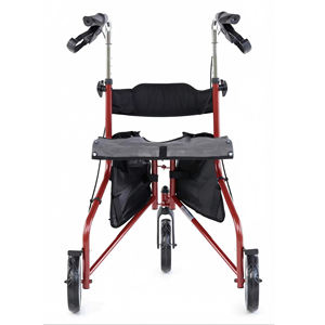 Tri Rollator Walker pliable en usine OEM avec siège et chaises Scooter pour handicapés - Product Image 5