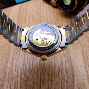 Reloj de Pulsera de Acero Mecánico Semi-Squeletizado de Lujo para Hombre, Esfera Negra Minimalista, Reloj Tourbillon Resistente al Agua - Product Image 3