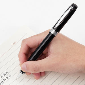 Business Advertising Signature Pen Neutral Metal Pen High End <b>Gift</b> <b>Box</b> Black Carbon Men and Women Pen Customized - Product Image 2