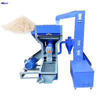 Machine à décortiquer le riz complète commerciale, moulin à riz automatique, machines industrielles de décorticage du riz avec moteur diesel