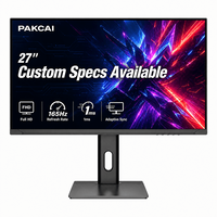 Moniteur de jeu IPS 27 pouces OEM ODM 165Hz 1ms FHD sans cadre avec écran LCD 99% SRGB pour le jeu