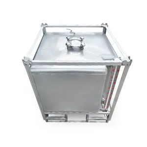 Fire resistant high temperature stainless steel water storage tank with level gauge