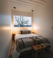 Villa pliante au design contemporain, maison préfabriquée miniature, maison conteneur finie avec panneau sandwich en acier et bois pour hôtels