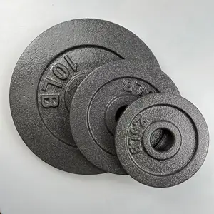 High Strength cast iron standard dumbbell weight plates Olymp KG Pounds Lb Gym Weight Plates