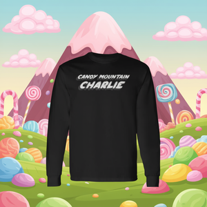 Camiseta de manga larga Candy Mountain Charlie con diseño de comedia, ajuste unisex - Product Image 3