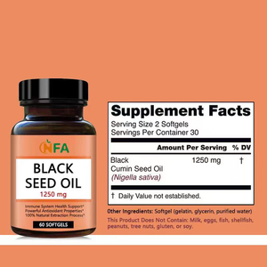 Cápsulas blandas de aceite de semilla negra de etiqueta privada OEM, suplemento de Moos marinos para mejorar la salud respiratoria, sistema inmunológico, cápsulas blandas de hierbas naturales - Product Image 2