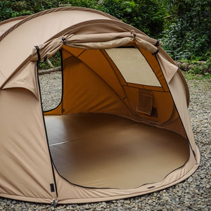 Tente <span class=keywords><strong>de</strong></span> camping instantanée OEM pour 3-4 personnes, abri extérieur imperméable avec fenêtre en maille pour les randonnées en famille et les excursions à la plage - Product Image 4