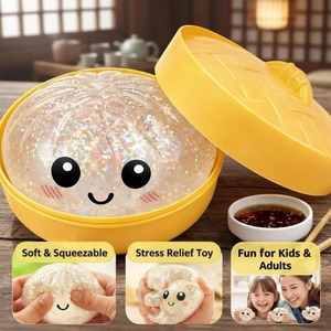 ¡OFERTA ESPECIAL 2026! Juguete Antiestrés Kyk Bun Pinch Fun Musical Transparente Esférico con Expresiones Lindas para Niños - Product Image 5