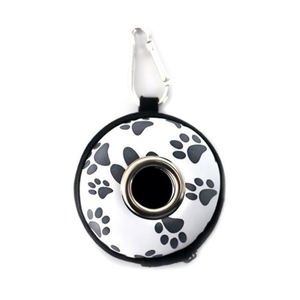Dispensador de bolsas para excrementos de mascotas Yommy, redondo de 8.5 cm con mosquetón para perros y gatos - Product Image 2