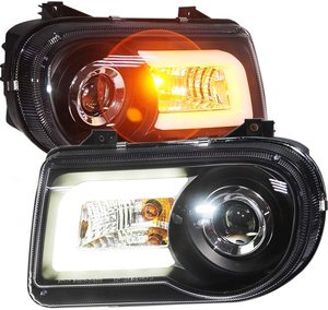 Phare avant à LED pour <span class=keywords><strong>Chrysler</strong></span> 300C 2005 à 2008, feu avant de voiture, SN - Product Image 2