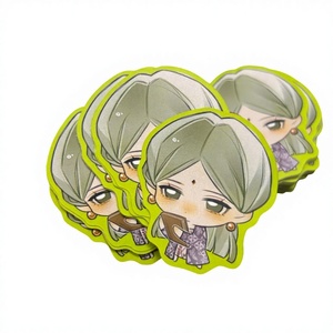 Pegatinas Adhesivas de Vinilo PVC Personalizadas con Diseño de Estrella Kawaii, Impermeables, Ecológicas, para Regalos Promocionales - Product Image 1