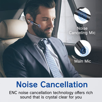Haute qualité ultra-léger unique oreille affaires casque sans fil mains libres bureau Sport écouteur pour IPhone Android téléphones portables