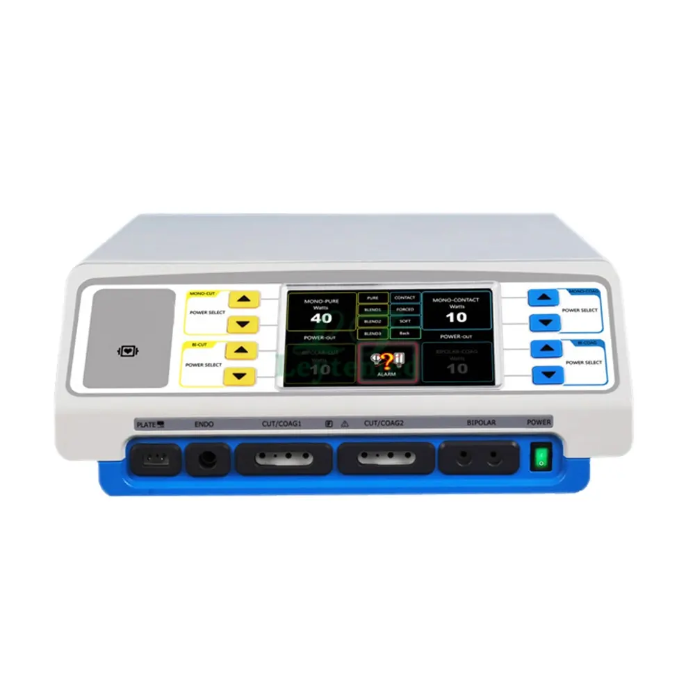 LTSG04 Machine de cautérisation électrochirurgicale médicale 400W Générateur électrochirurgical portable à neuf modes ESU