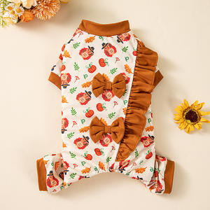 โบว์น่ารักสไตล์เจ้าหญิงชิวาวา, เสื้อผ้าวันหยุดอีสเตอร์สำหรับสุนัขขนาดเล็กและขนาดกลางสำหรับฤดูใบไม้ร่วงและฤดูหนาว - Product Image 4