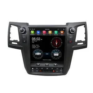 Tesla 12.1inch vertical screen android car stereo for Fortuner 2004-2015 with px6 4G+32G/64G