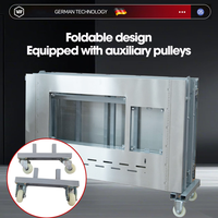 Scie circulaire électrique multifonctionnelle à logo personnalisé pour le travail du bois, avec table coulissante anti-poussière et ensemble de travail du bois pliable