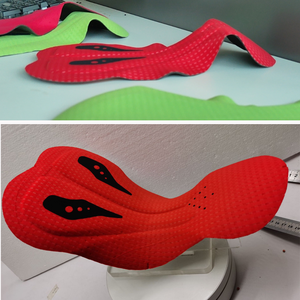 Coussinets <span class=keywords><strong>de</strong></span> cyclisme pour hommes <span class=keywords><strong>de</strong></span> style italien, 5 couches, interface extensible en nylon, rembourrage en mousse haute densité, chamois pour salopettes <span class=keywords><strong>de</strong></span> cyclisme - Product Image 5