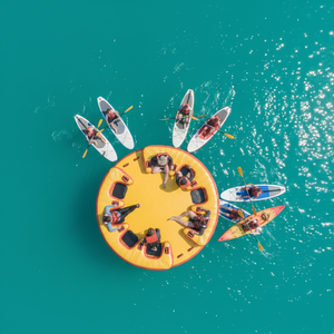 <span class=keywords><strong>Coussin</strong></span> <span class=keywords><strong>flottant</strong></span> gonflable de haute qualité <span class=keywords><strong>pour</strong></span> jeux aquatiques, confortable, en forme de soucoupe volante, canapé gonflable, <span class=keywords><strong>bateau</strong></span> tractable Twister - Product Image 4