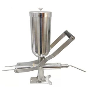 Rellenador Manual de Churros de 5L, Acero Inoxidable 304, Inyector Manual Comercial de Crema y Mermelada para Churros, Croissants, Pasteles, Donas - Product Image 4