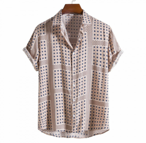 Camicia da <span class=keywords><strong>uomo</strong></span> personalizzata floreale Casual a maniche corte <span class=keywords><strong>abbigliamento</strong></span> da spiaggia stile etnico estivo di <span class=keywords><strong>grandi</strong></span> dimensioni - Product Image 3