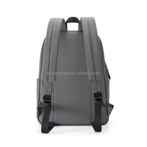 Women Men PU Leather Eco-Friendly Large Capacity <b>Backpack</b> Custom <b>Waterproof</b> Zipper Polyester Fashion Rivet Decoration <b>School</b> - Product Image 4