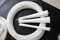 Barre en plastique extrudée sur mesure de petit diamètre (1 mm-6 mm) en PA6/Nylon - Tailles personnalisées - Certifiée ISO9001