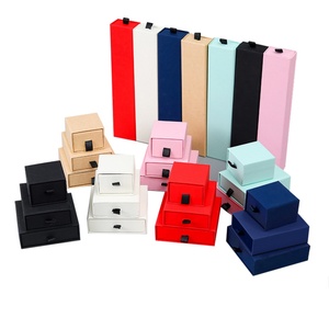 Recyclable Jewelry Drawer Packaging <b>Box</b> with Custom logo Luxury <b>Bracelet</b> Necklace Jewelry Packaging Gift <b>Box</b> with Sponge - Product Image 6