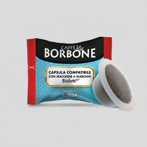 Cápsulas de Café Borbone Red Blend, 100 Cápsulas Compatibles con BIALETTI 0.15/Cápsula - Product Image 2