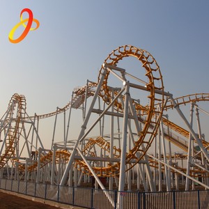 Objek wisata medium ditangguhkan mendebarkan hiburan taman naik roller coaster - Product Image 2