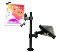 Support de bureau double pour tablette Support de table antivol Support d'affichage pour IPad 10.2/10.5/10.4/10.9/11.5/12.3/13 pouces
