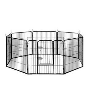 32 "X 8 panel tugas berat pagar anjing dalam ruangan & luar ruangan latihan hewan peliharaan Playpen - Product Image 1