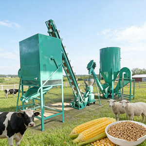 Ligne complète de production de <span class=keywords><strong>granulés</strong></span> d'aliments pour volailles de 1000 kg, qualité supérieure, haute efficacité, pour la fabrication d'aliments pour volailles, ligne de production granulée HJ-N350 - Product Image 1