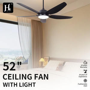 Quiet 52-Inch Ceiling Fan 3 ABS Remote Control 6 Speeds Reversible for Bedroom Kitchen Dining Room DC Motor Light Included - Product Image 3