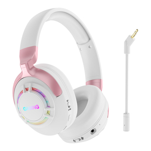 Độ trễ thấp RGB ANC qua tai Tai nghe <span class=keywords><strong>bluetooth</strong></span> 2.4G Tai nghe chơi game không dây chế độ kép - Product Image 5