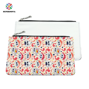 Sublimation Blanks PU Leather Durable Custom Printed Cute Black Pencil Cases PULSEN Brand for Promotional Use
