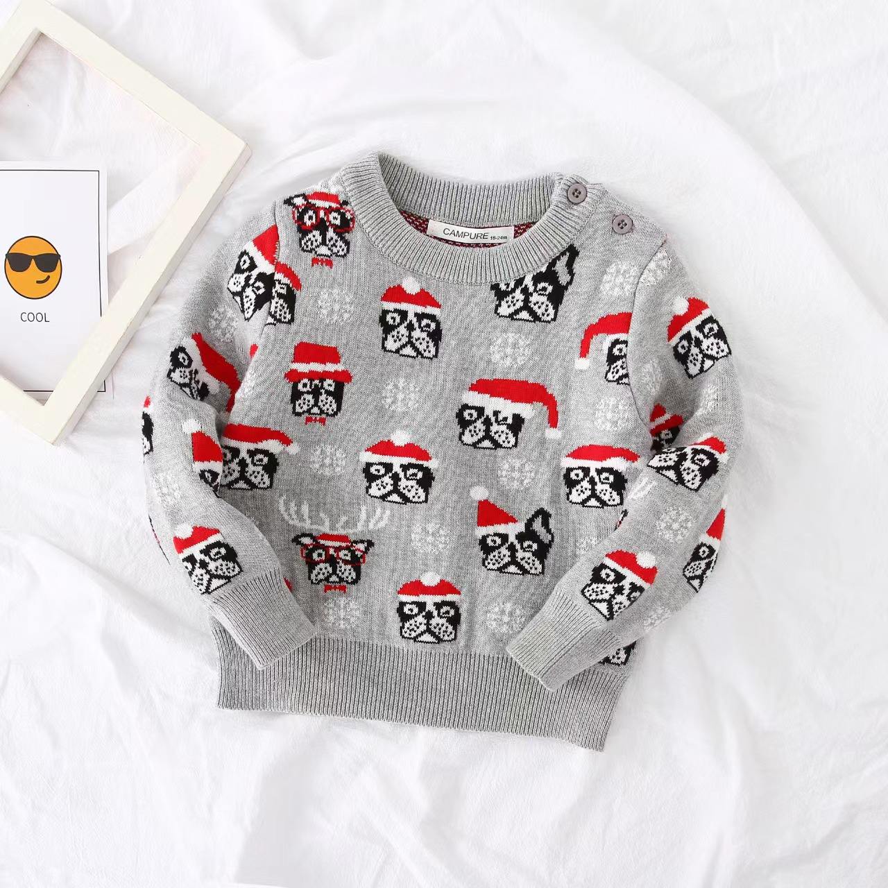 2021 Children's Pullover Christmas Sweaters Warm Stylish