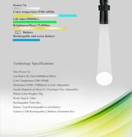 Lampe chirurgicale led sans fil, appareil dentaire médical, JD2300, 1 pièce