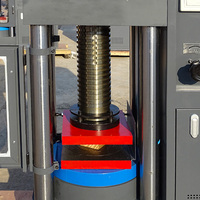 Machine d'essai de résistance à la compression du béton à affichage numérique, équipement d'essai de pression du béton en blocs cubiques 2000KN