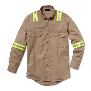 <span class=keywords><strong>Ropa</strong></span> DE TRABAJO personalizada Camisas de manga larga transpirables para hombres Camisa DE TRABAJO <span class=keywords><strong>Ropa</strong></span> de trabajo de construcción - Product Image 2