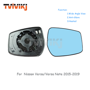 Rétroviseur latéral anti-éblouissement pour <span class=keywords><strong>Nissan</strong></span> Versa/Versa <span class=keywords><strong>Note</strong></span> 2015-2019, lentille en verre <span class=keywords><strong>bleu</strong></span>, 1 paire, 2 pièces - Product Image 2
