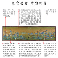 Tausend-Meilen-Landschaftskarte aus Messing, importierter schwarzer Walnussbaum, chinesischer Stil, bewegliche dekorative Wanddekoration für Wohnzimmer und Sofa