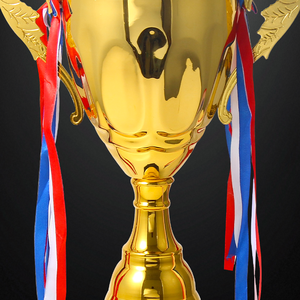 Trofeo Moderno con Logotipo Personalizado y Chapado y Pintado en Color, Trofeo <span class=keywords><strong>de</strong></span> Oro a Buen Precio, Premio Deportivo, Trofeos Económicos - Product Image 3