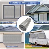 Film d'isolation en aluminium à bulles carrées, imperméable, écologique et résistant à la chaleur pour toiture et serre de légumes