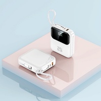 Nouvelle arrivée : Banque de charge 10000mAh avec câbles intégrés, grande capacité, haute efficacité, charge rapide
