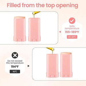 En stock – Nouveaux contenants ovales portables et durables en PP de 15g et 75g pour déodorants en stick – Emballage cosmétique fantaisie - Product Image 5