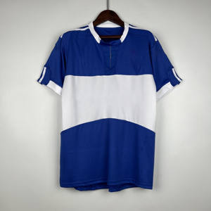 Jersey de fútbol retro juvenil sin logotipo Jersey de tela suave para ropa de fútbol - Product Image 1