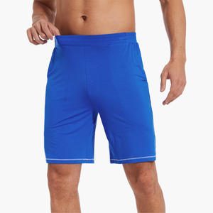 Solid <b>Pajama</b> Lounge Pants Custom Bamboo <b>Men's</b> Shorts Organic Cotton Lounge Wear Bamboo <b>Pajamas</b> Short Pants - Product Image 3