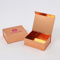 Premium Benutzerdefiniertes Logo Luxuriöse Große Matte Starre Papier-Karton Schwarze Faltbare Leere Magnetverschluss Geschenkbox Verpackung